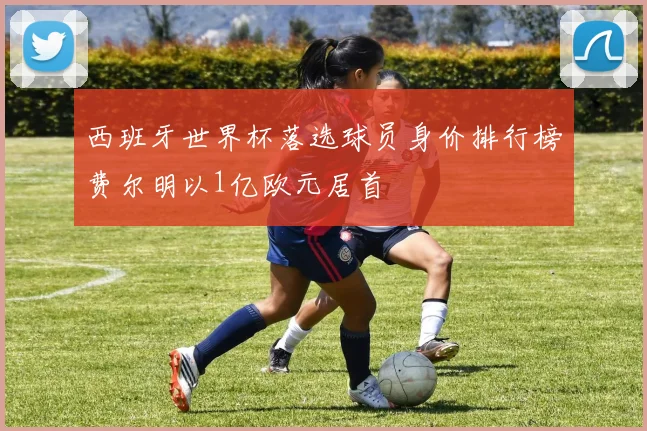西班牙世界杯落选球员身价排行榜费尔明以1亿欧元居首